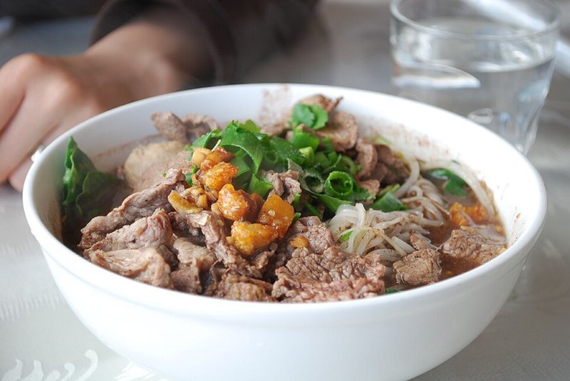 Bootnoedels (kuai tiao ruea) – ก๋วยเตี๋ยวเรือ (Thais gerecht)