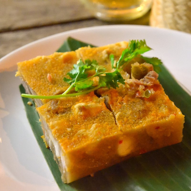 Kaeng kradang (gestold varkensvlees) – แกงกระด้าง (Thais gerecht)