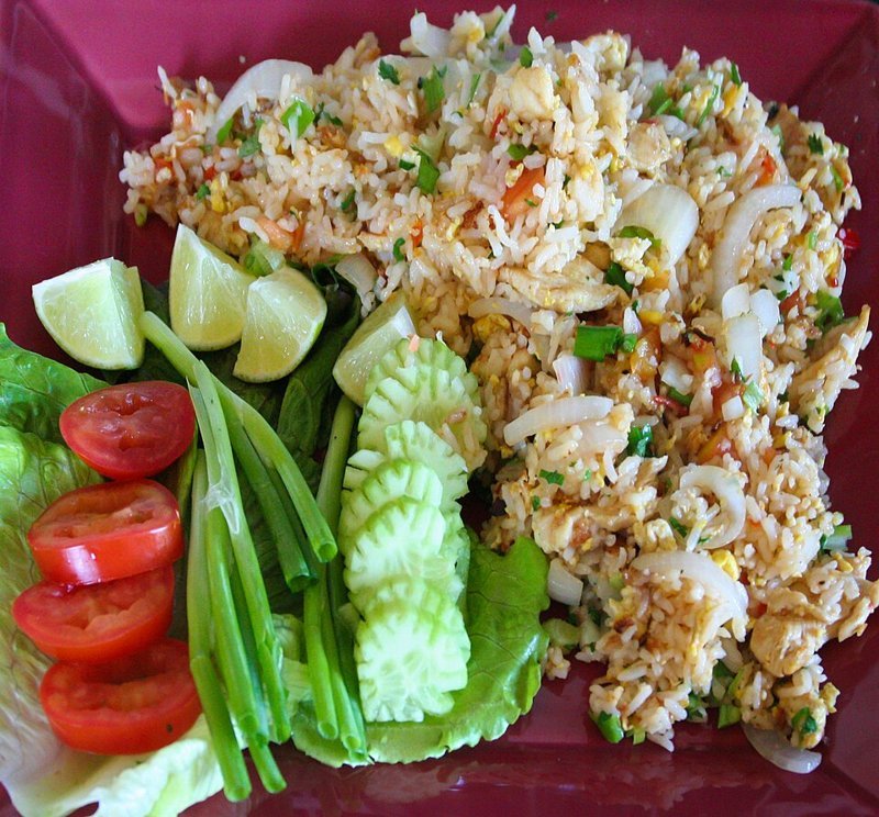 Khao phat (gebakken rijst) – ข้าวผัด (Thais gerecht)