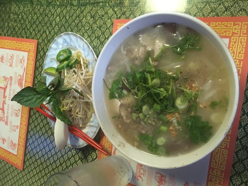 Kuay jap yuan (Vietnamese noedelsoep) – ก๋วยจั๊บญวน (Thais gerecht)